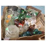 BOTTLES, GLASS, MORE