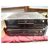PIONEER DVD PLAYER + SONY CD PLAYER
