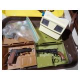 VIEWMASTER, TOY GUNS, MARBLES