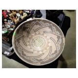 NATIVE PATTERNED BOWL 17'
