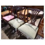 3 UPHOLSTERED CHAIRS