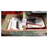 BASKET W/ VINTAGE PHOTOS & POSTCARDS