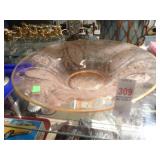 PINK DEPRESSION GLASS BOWL