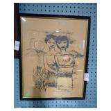 RONARANG 2 NUDES PRINT 17x21