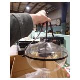 3 DECORATIVE HANGING ELECTRIC LAMPS