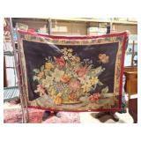 J PANSU FLORAL HANGING TAPESTRY