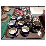 WICK WERKE POTTERY + BAVARIAN PCS