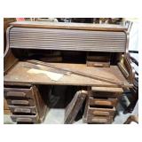 ROLL TOP DESK - AS FOUND 59x51