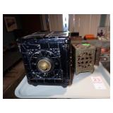 2 SMALL CAST COIN SAFES