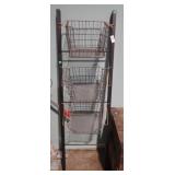 HANGING BASKET WALL SHELF 18x57