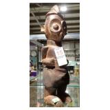 AFRICAN OWL TOTEM FIGURE 12'