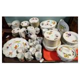 4 TRAYS ROYAL WORCESTER EVESHAM CHINA