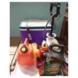 COOLER, OIL CAN, WEED SPRAYER