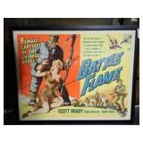 BATTLE FLAME MOVIE POSTER 29x24