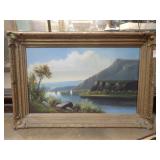 LG GILT FRAMED LANDSCAPE 43x29