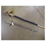 2 CEREMONIAL SWORDS