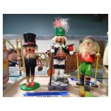 3 STEINBACH SMOKERS W/ GUARD, SKIIER, CHIMNEYSWEEP