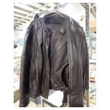 UNIK SIZE 46 LEATHER JACKET W/ CHAPS