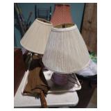 LAMPS, UMBRELLA, CLOCK