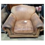 FLEXSTEEL LEATHER ARMCHAIR
