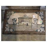 SMALL HOOKED RUG 29x18