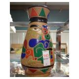 MEXICAN POTTERY VASE 11'