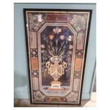 FRAMED FLORAL ART 24x40