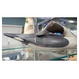 SIGNED WOODEN DUCK DECOY 16'