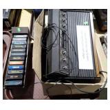 ATARI GAME SYSTEM W/ GAME CARTRIDGES