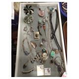 STERLING LOT W/ SOME NATIVE AMERICAN, HARVARD
