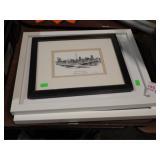 3 SMALL FRAMED ART UP TO 16x12
