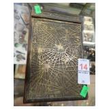 TIFFANY PINECONE DESK PIECE - CRACKED