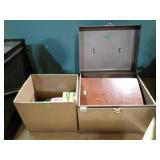 2 BOXES AMMO, HEADPHONES, CLEANING KIT