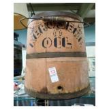 IMPERIAL IMPERVIOUS CO WOODEN GAS CAN