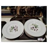 DANSK CHINA + ETCHED GLASS