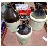 3 CIDER JUGS