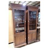 2 DISPLAY CABINETS 25x75