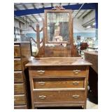 3-DR DRESSER W/ MIRROR 38x68