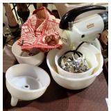 SUNBEAM MIXER W/ BOWLS