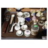 FANS, ORIENTAL CHINA, FIGURINES, MORE