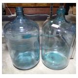 2 LG GLASS JUGS