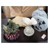 BELLEEK VASE, TURTLE, ORIENTAL VASES