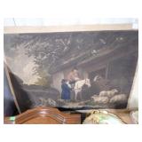 UNFRAMED FARM SCENE 26x20