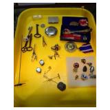 MEDALS, KEYS, PINS, TIE CLIPS, MORE