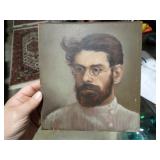 SMALL UNSIGNED O/B PORTRAIT 8' SQ