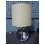 CONTEMPORARY STYLE GLASS TABLE LAMP 14'