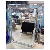 GLASS FRAMED MIRROR 39X55