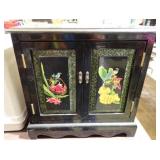 SMALL PAINTED CABINET 16x15