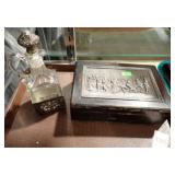HAMMERED BOX - 800 SILVER OVERLAY