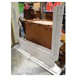 WHITE PAINTED FIREPLACE MANTEL 70x50